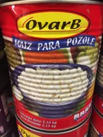 Maíz para pozole Ovarb