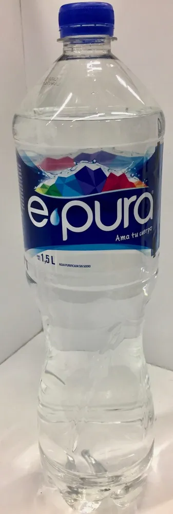 Agua purificada sin sodio