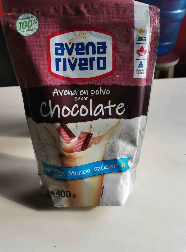 Avena en polvo sabor chocolate