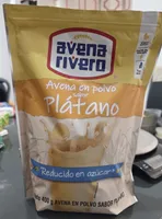 Avena en polvo sabor platano