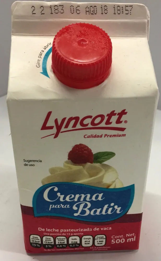 CREMA PARA BATIR