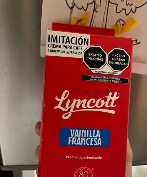 Imitación crema para café (vainilla)