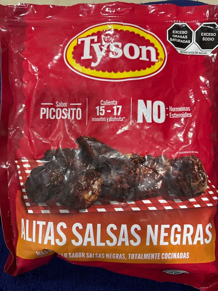 Alitas Salsa Negra