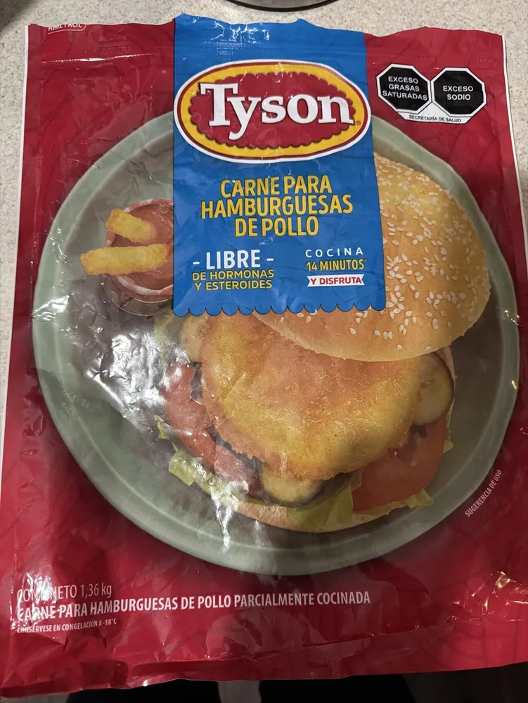 Carne Para Hamburguesas De Pollo