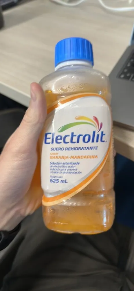 Suero rehidratante Electrolit sabor naranja mandarina