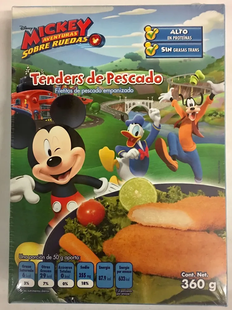 Tender de pescado, Mickey aventuras sobre ruedas