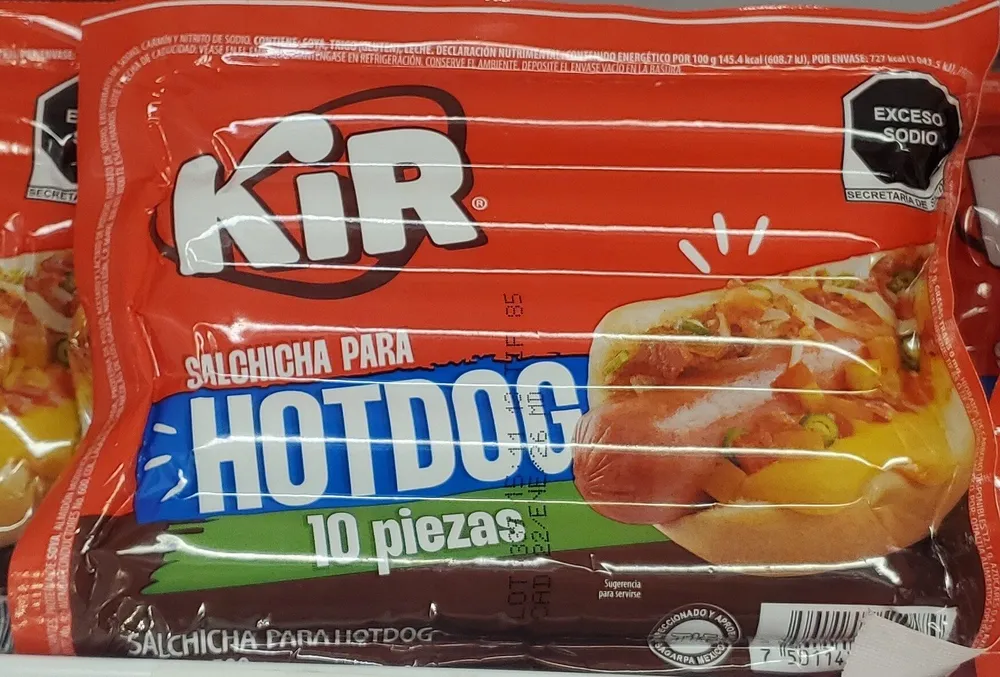 Salchicha hot dog kir