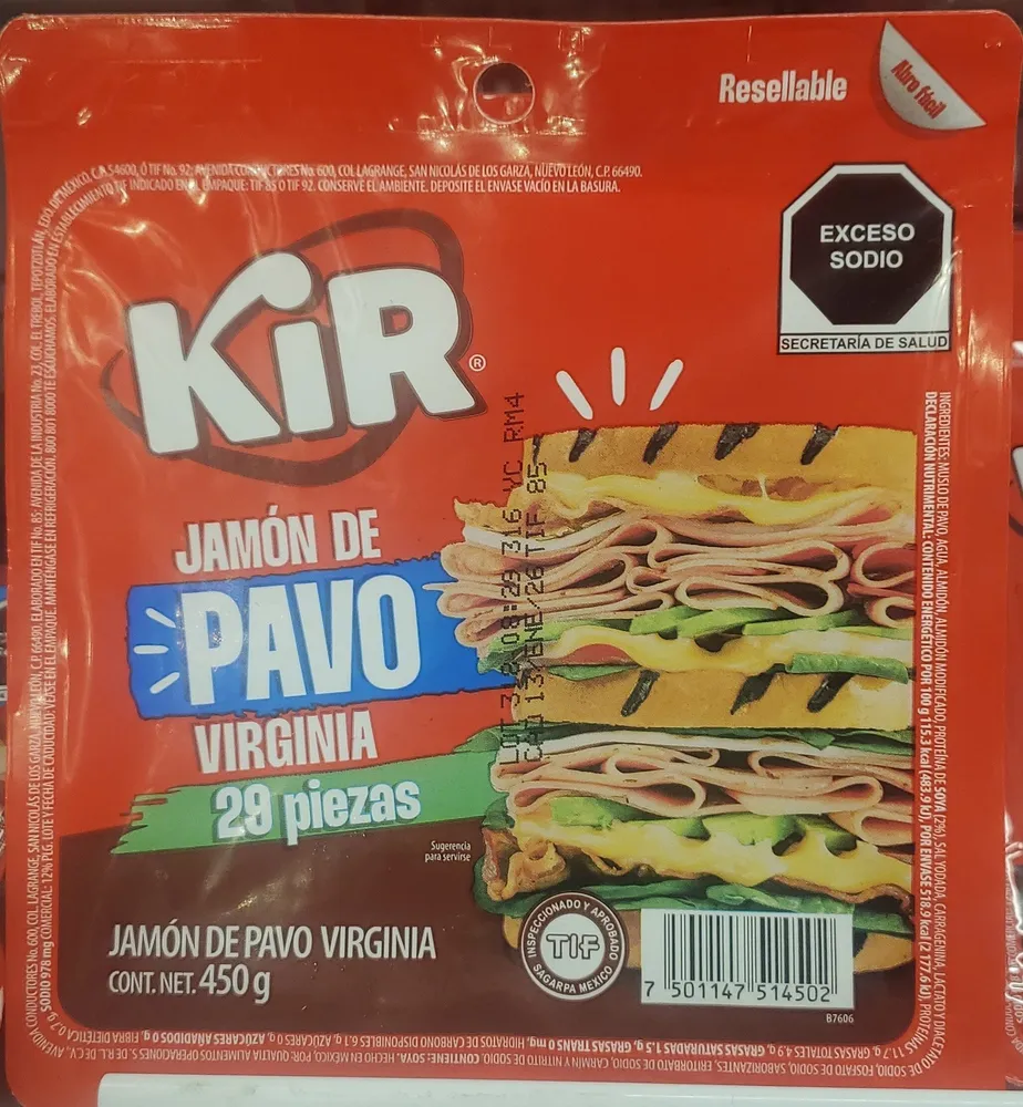 Jamón de pavo - Kir - Kir