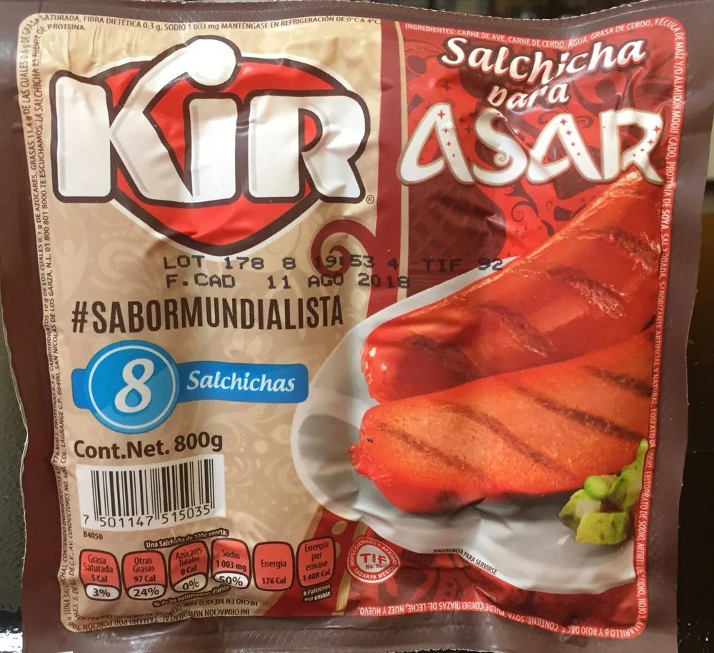 Kir Salchicha para asar