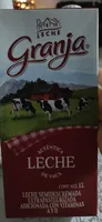 Leche de vaca semidescremada ultrapasteurizada