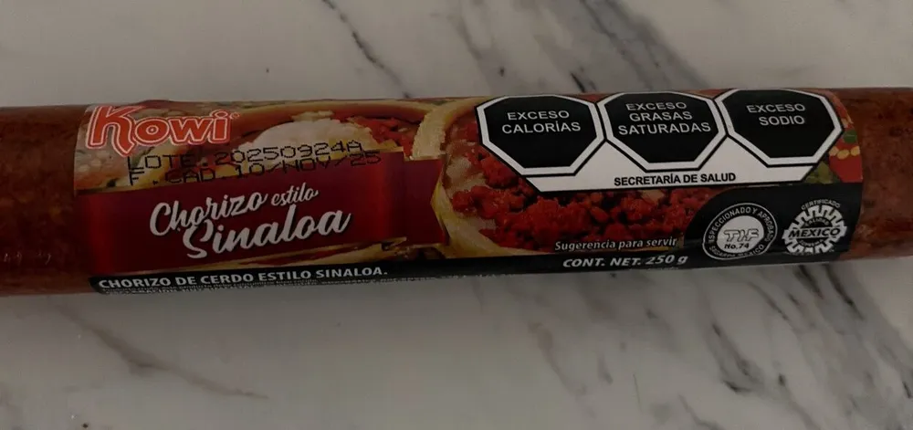 Chorizo Estilo Sinaloa