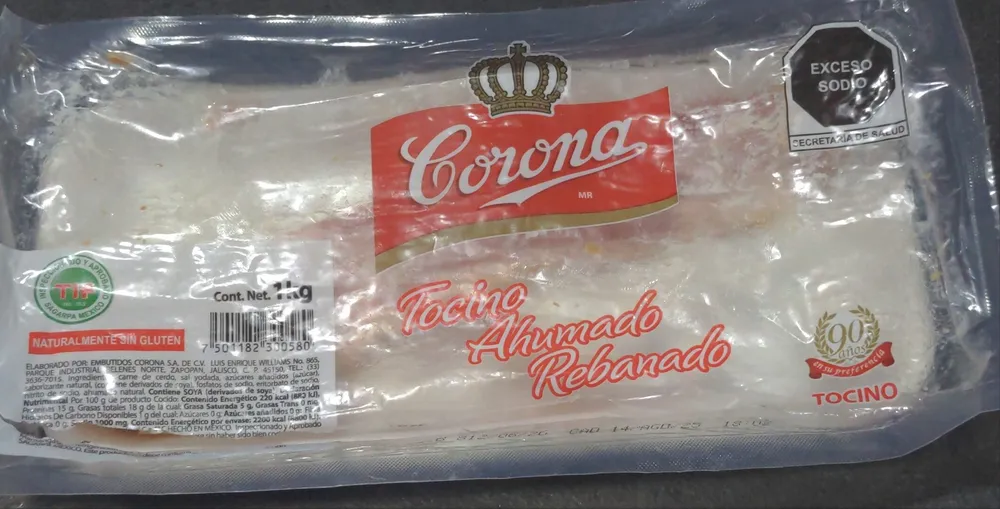Tocino Ahumado Rebanado