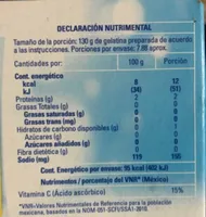 polvo para preparar gelatina