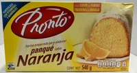 Harina preparada para elaborar panque sabor naranja