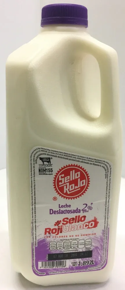 Leche Deslactosada 2% grasa