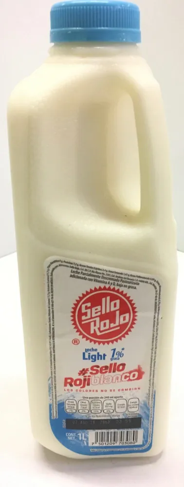 leche light 1% grasa