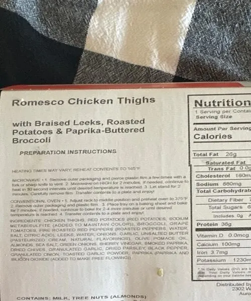 Romanesco Chicken Thighs