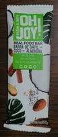 Barra de dátil, coco y almendra