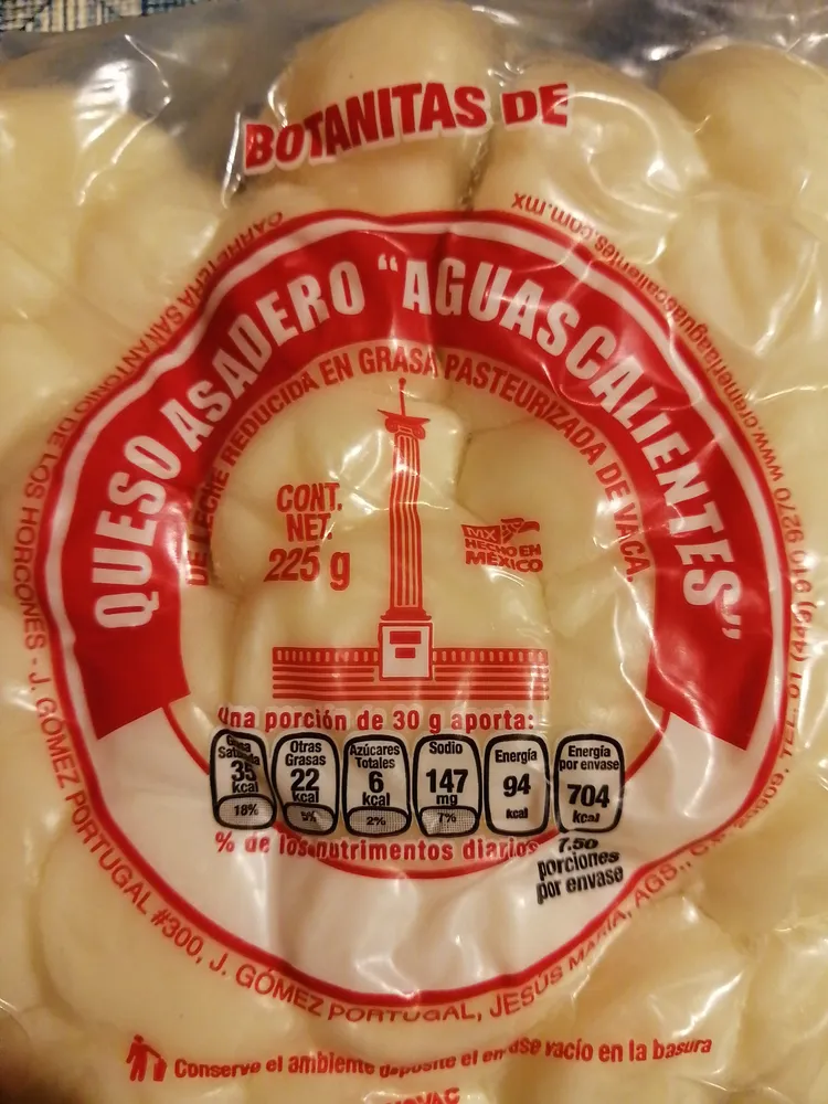 Botanitas de Queso Asadero