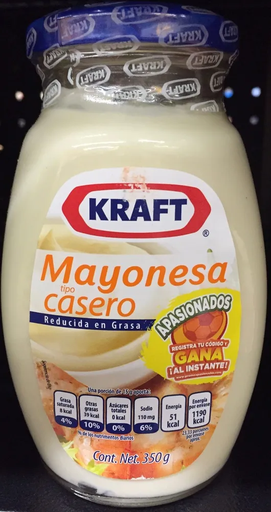 Mayonesa tipo casero Kraft
