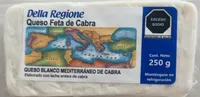 Queso feta de cabra, queso blanco Mediterráneo de cabra