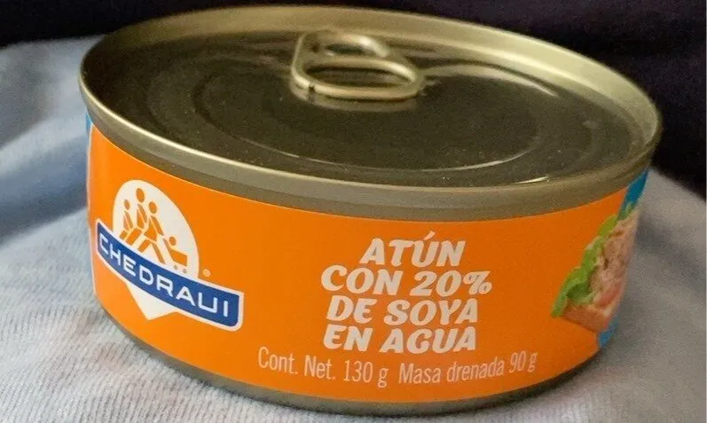 Atun con 20% de soya en agua