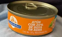 Atun con 20% de soya en agua