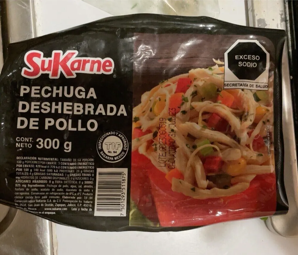 Pollo Deshebrado SuKarne