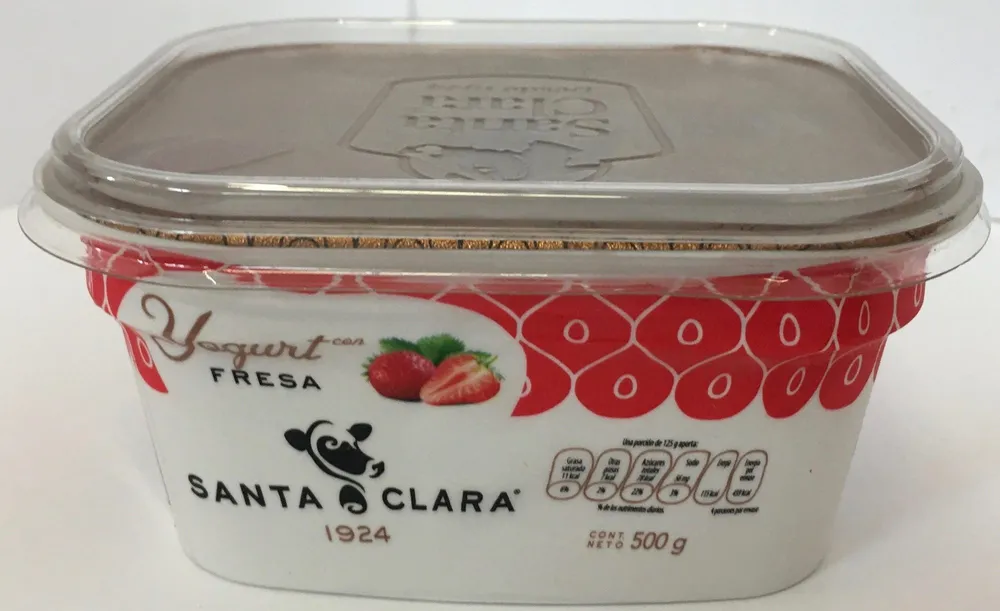 Santa Clara yogurt sabor Fresa