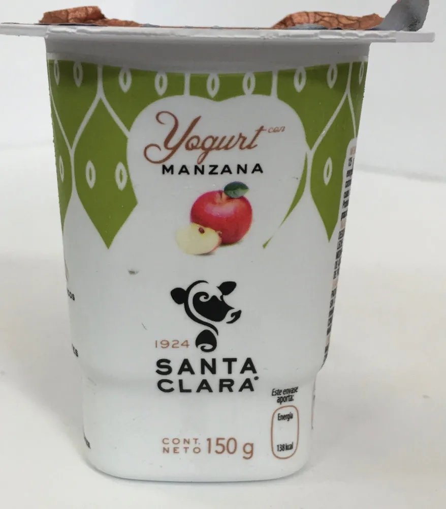 Santa Clara, Yoghurt Manzana