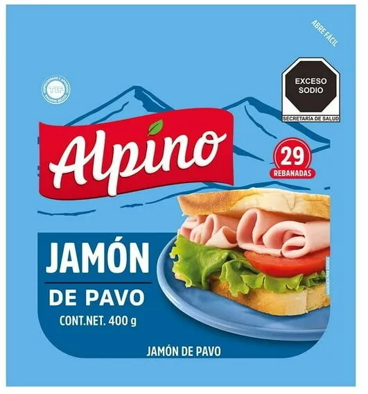 Jamón de pavo Alpino