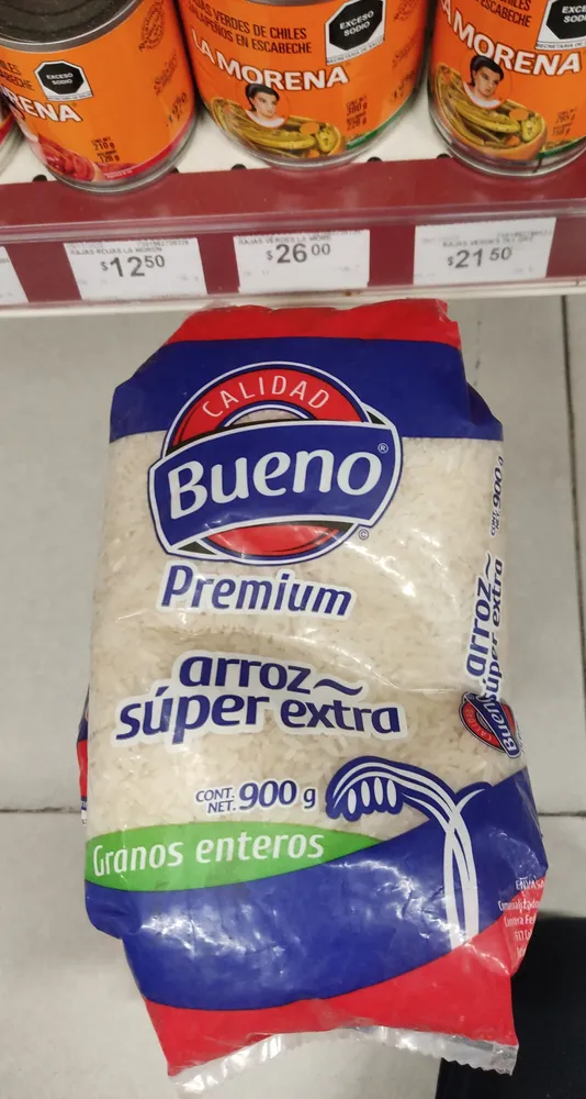 Arroz súper extra bueno
