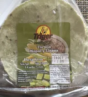 Tortilla Nopal Y Linaza