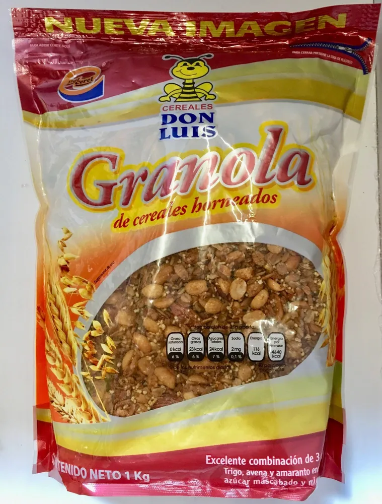 Granola  de cereales horneados