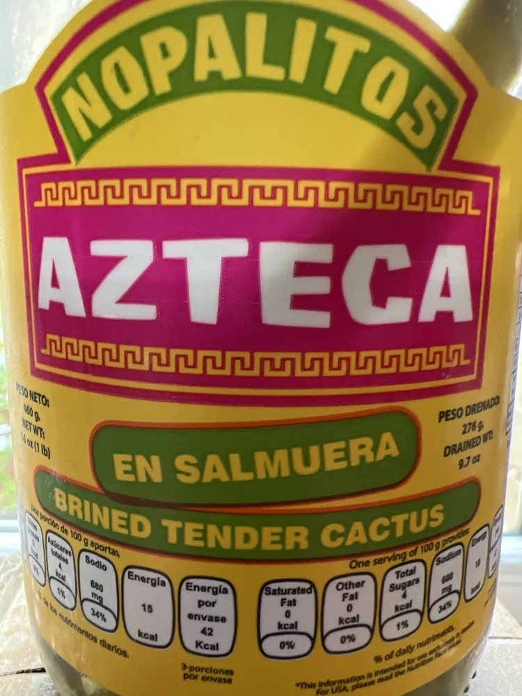 Nopalitos en salmuera