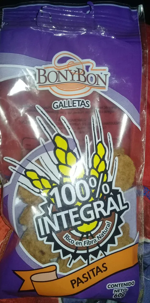 Galletas 100% integral Pastitas