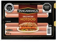 Salchicha tangamanga para hot dog