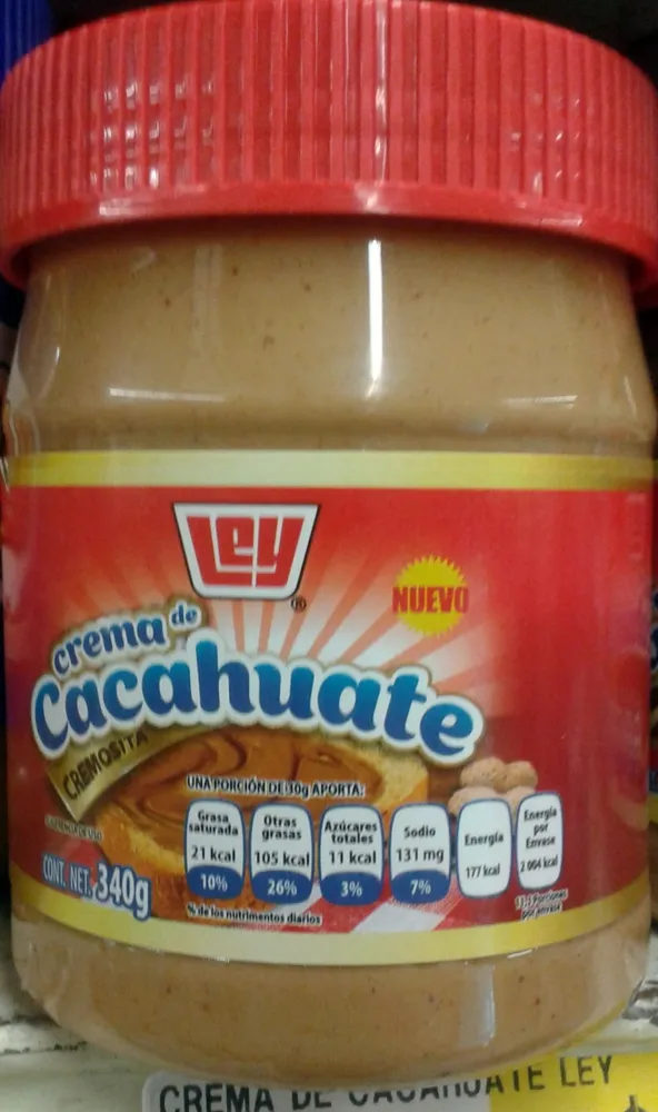 Crema de cacahuate cremosita