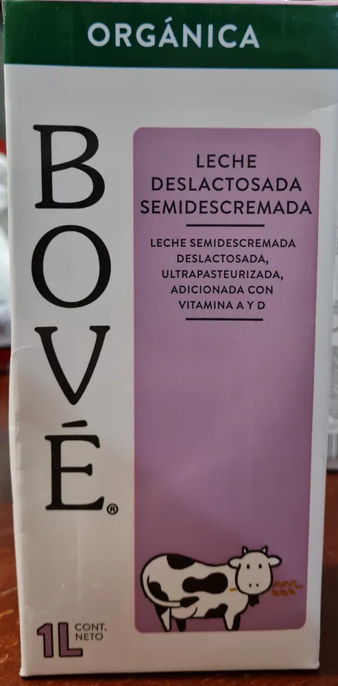 Leche deslactosada semidescremada