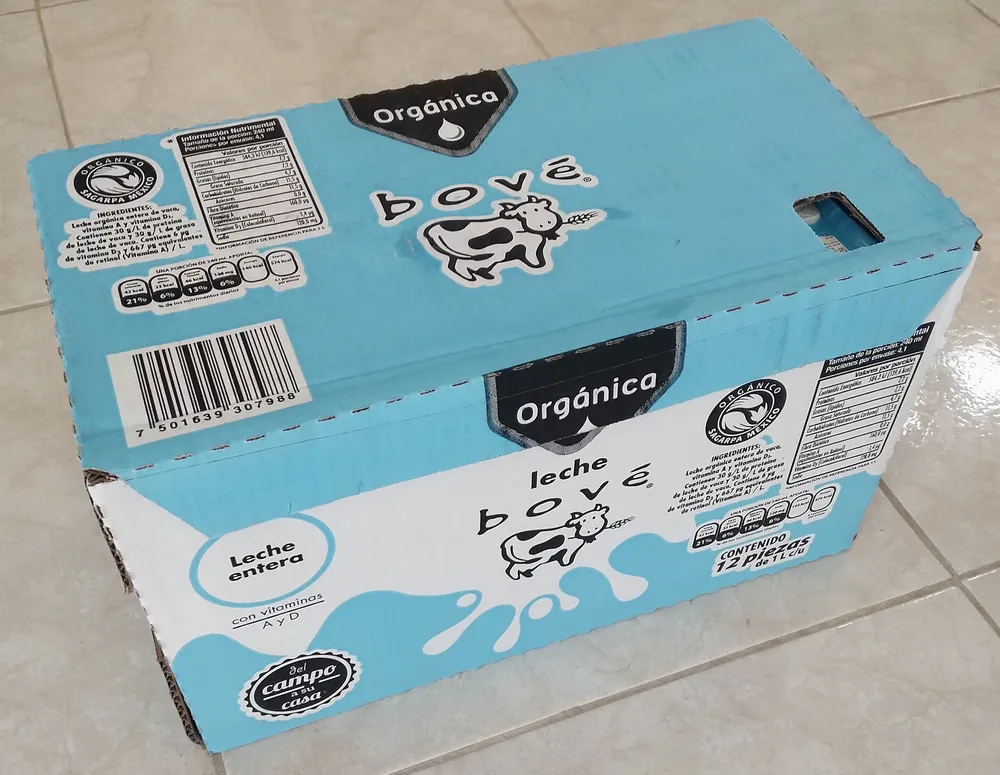 Leche entera orgánica