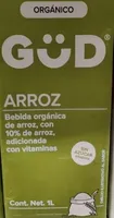 Bebida orgánica de arroz con vitaminas