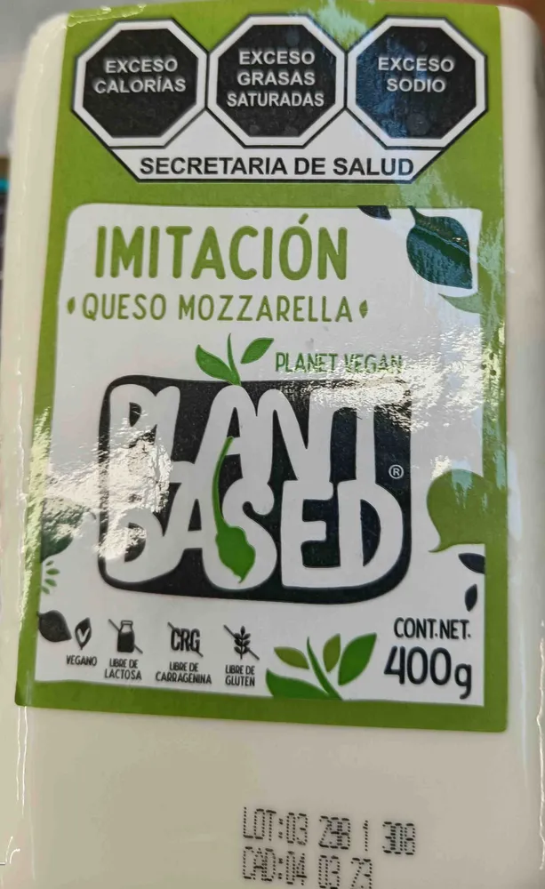Imitación queso mozzarella