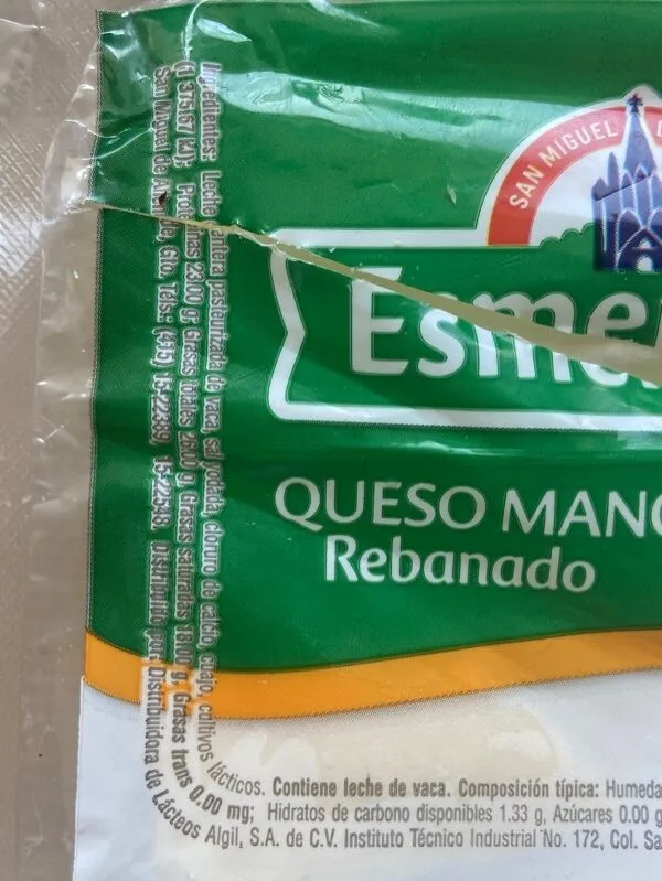 Queso Manchego Rebanado