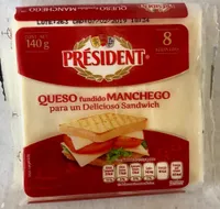 Queso fundido manchego Président