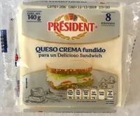 President Queso crema fundido