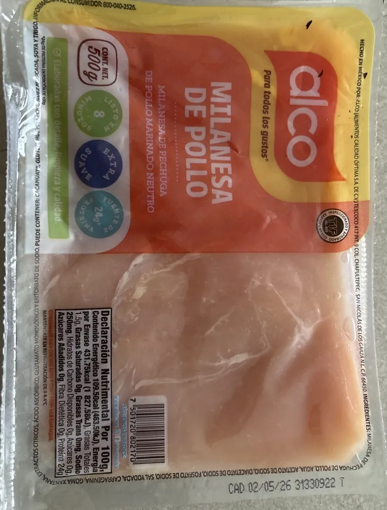 Milanesa De Pollo
