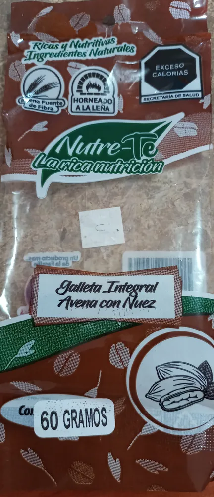 Galleta Integral Avena con Nuez