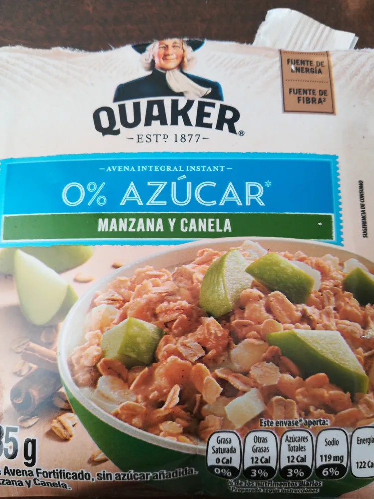 instante quaker manzana canela