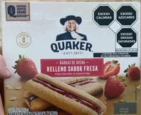 barras de avena rellen sabor a fresa