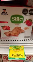 Barras de avena Quaker Stila sabor fresa
